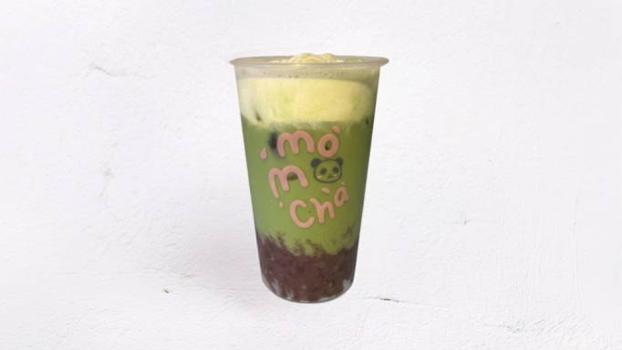 34. Matcha Red Beans Cream Cheese